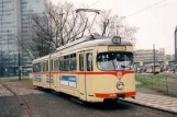 Düsseldorf articulated tram 2412 on Jan Wellem Platz (1996)