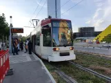 Düsseldorf tram line 701 with low-floor articulated tram 2131 by Schadowstr. (2020)