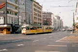 Düsseldorf tram line 715 in the intersection Graf-Adolf-Straße/Berliner Allee (1996)