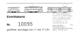 Entrance ticket for Hannoversches Straßenbahn-Museum (HSM) (2006)