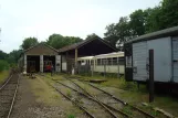 Érezée in front of Tramway Touristique de l'Aisne (2014)