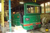 Érezée steam powered railcar 1076 inside the depot Tramway Touristique de l'Aisne (2014)