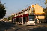 Erfurt tram line 2 with low-floor articulated tram 655 on Leipziger Strasse (2008)