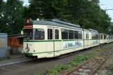 Essen articulated tram 705 at the depot Betriebshof Stadtmitte (2010)