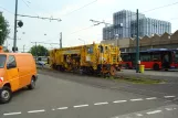 Essen track repair machine at the depot Betriebshof Stadtmitte (2010)