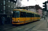 Essen tram line 101 with articulated tram 1156 at Helenenstraße (2004)