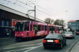 Essen tram line 103 with articulated tram 1113 at Kronenberg (2004)