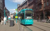 Frankfurt am Main tram line 11 with low-floor articulated tram 239 at Römer/Paulkirche (2020)