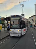 Frankfurt am Main tram line 14 with low-floor articulated tram 260 at Hauptbahnhof (2022)