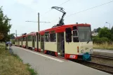 Frankfurt (Oder) extra line 5 with articulated tram 224 at Neuberesinchen (2008)