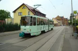 Frankfurt (Oder) tram line 1 with articulated tram 209 at Lebuser Vorstadt (2008)
