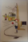 Fridge magnet: Copenhagen tram line 2 Jens Sigsgaard: Palle alene i verden 1942 (2007)