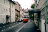 Gmünden tram line 174 with railcar 8 at Kuferzelle (2004)