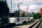 Görlitz tram line 1 with articulated tram 302 at Virchowstr. (2004)