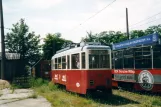 Gorzów Wielkopolski museum tram 100 at the depot Wieprzyce (2004)