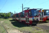 Gorzów Wielkopolski school tram 78 at the depot Wieprzyce (2015)