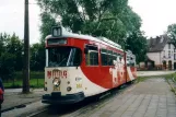 Gorzów Wielkopolski tram line 1 with articulated tram 261 at Wieprzyce (2004)