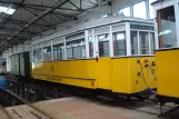 Gotha museum tram 82 inside the depot Betriebshof (2014)
