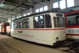 Gotha museum tram 93 inside the depot Betriebshof (2014)