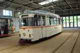 Gotha service vehicle 47 inside the depot Betriebshof (2014)