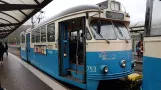 Gothenburg tram line 1 with railcar 753 "Ester Mosesson" at Marklandsgatan (2020)