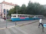 Gothenburg tram line 3 with railcar 848 "Kal" on Olof Palmes plats (2018)