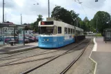 Gothenburg tram line 5 with articulated tram 379 at Sankt Sigfrids Plan (2012)