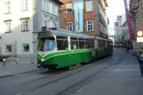 Graz tram line 5 with articulated tram 531 at Schlossbergplatz / Murinsel (2012)