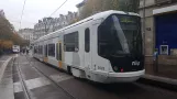 Grenoble tram line A with low-floor articulated tram 2026 at Victor Hugo (2018)