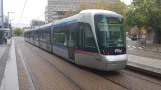 Grenoble tram line B with low-floor articulated tram 6007 at Palais de Justice (2018)