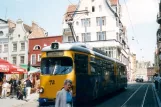 Grudziądz tram line T2 with articulated tram 72 on Rynek (2004)