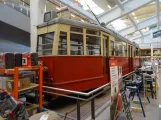 Hamburg railcar 3642 at Straßenbahnmuseum v6e 3642 (2022)