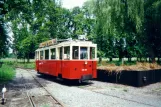 Han-sur-Lesse railcar AR159 in front of the depot (2000)