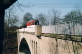 Hannover Aaßenstrecke with service vehicle 904 by crossing Zweigkanal nack Hildeheim (2004)
