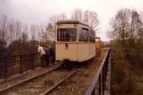 Hannover Aaßenstrecke with sidecar 208 by crossing Zweigkanal nack Hildeheim (1988)