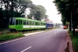 Hannover articulated tram 6155 at Freundallee (2000)