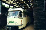 Hannover railcar 1008 inside Straßenbahn-Museum (2002)