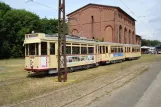 Hannover railcar 181 in front of Straßenbahn-Museum (2008)