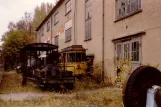 Hannover railcar 2 on the side track at Lager- und Abstelhalle (1988)