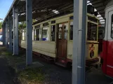 Hannover railcar 830 inside Straßenbahn-Museum (2022)