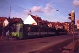 Hannover tram line 1 at Laatzen/Eichstraße (Lantzen/Nord) (1986)