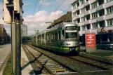 Hannover tram line 1 with articulated tram 2528 on Podbielskistraße (2004)