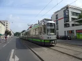 Hannover tram line 10 with articulated tram 2592 at Humboldtstraße (2018)