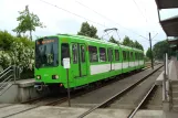 Hannover tram line 6 with articulated tram 6246 at Nordhafen (2008)