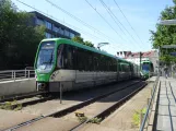 Hannover tram line 7 with articulated tram 3013 at Allerweg (2022)