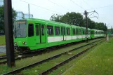 Hannover tram line 7 with articulated tram 6235 at Paracelsusweg (2010)