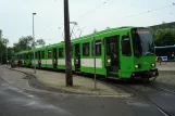 Hannover tram line 9 with articulated tram 6122 at Fasanenkrug (2010)
