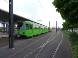 Hannover tram line 9 with articulated tram 6194 at Empelde (2018)