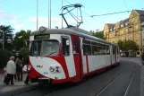 Heidelberg extra line 21 with articulated tram 4099 at Bismarckplatz (2009)