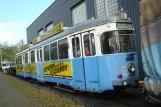 Heidelberg museum tram 227 at the depot Geraer Verkehrsbetrieb depot, Zoitzbergstraße (2014)